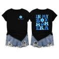 thumbnail image 3 of Women's Graphic Print T-Shirt Casual Short Sleeve Round Neck Tee Comfortable Soft Top for Everyday Wear, 3 of 3