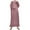 Pink, variant on Wancir Basic for Women Fall Summer Long Sleeve High Neck Maxi Long Loose Fit Oversized Dresses Women 2024 Y2K