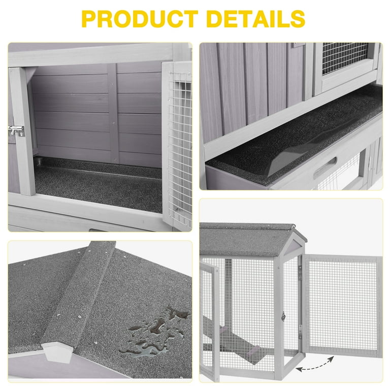 Wooden Chicken Coop with Six Access Doors photo 6