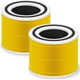 thumbnail image 1 of 2 Pcs Yellow Core 300 Replacement Filter 3 In 1 True HEPA Activated Carbon, 1 of 8