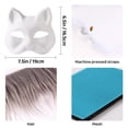 thumbnail image 4 of Máscara para gatos Therian Varpotle, hecha a mano, con malla para pelo y ojos, 4 of 8