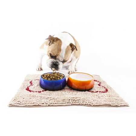 Soggy Doggy Slopmat Small 18 Inch X 24 Inch Beige Microfiber