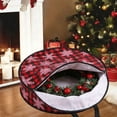 thumbnail image 6 of Sruoe Christmas Wreath Storage Container 30 Inch, Wreath Bag for Artificial Wreaths Box, Dual Zippered Wreaths Storage Bag with Strong Durable Handles， Multiple Styles & Sizes, 6 of 6