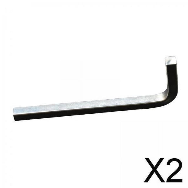Paquete de 2-4 llaves de cabeza cuadrada en forma de L Universal para fábrica de muebles Oficina 6mm 2 piezas