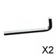 thumbnail image 1 of Paquete de 2-4 llaves de cabeza cuadrada en forma de L Universal para fábrica de muebles Oficina 6mm 2 piezas, 1 of 8