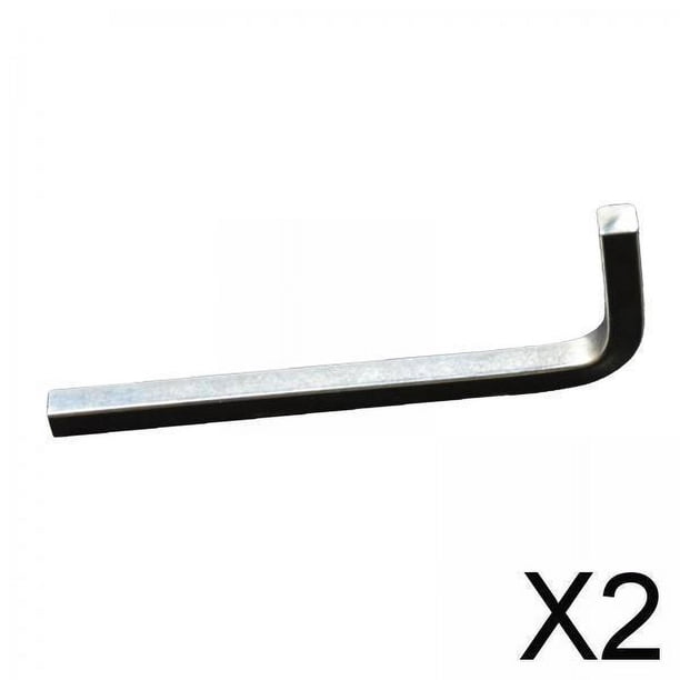 Paquete de 2-4 llaves de cabeza cuadrada en forma de L Universal para fábrica de muebles Oficina 6mm 2 piezas