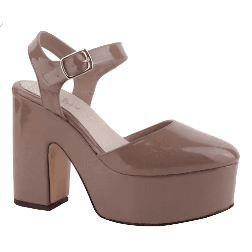 Zapato tacón alto Cklass color camel No 24 Walmart en línea