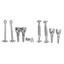 4Pcs Metal Front/ Rear CVD Drive Shaft for 1603 1604 SG1603 SG1604 1/16 RC Car Spare Parts Accessories