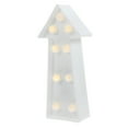 thumbnail image 5 of Beaupretty White LED Arrow Sign Light Battery Operated Arrow Wall Decor with 7 Leds, 5 of 8