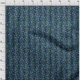 thumbnail image 3 of oneOone Velvet Midnight Blue Fabric Geometric Texture Fabric For Sewing Printed Craft Fabric By The Yard 58 Inch Wide, 3 of 5