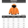 thumbnail image 2 of MADHERO Kids Lined Hooded Puffer Jacket Waterproof Jacket Windbreaker Jacket With Printing, 2 of 6