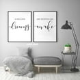 thumbnail image 4 of A Million Dreams Set of 2 Posters 18 x 24 Inches Minimalist Art Typography Art Bedroom Wall Art Romantic Gift Home Wall Art Poster, 4 of 5