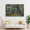 thumbnail image 4 of Ivan Shishkin Poster Birch Grove 4 Wall Art Poster Scroll Canvas Painting Picture Living Room Decor Home 12x18inch(30x45cm), 4 of 6