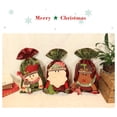 thumbnail image 1 of Xingzhi Xmas Gift Packing Bag Cartoon Printed Drawstring Handbag Santa Snowman Reindeer Ornaments Embroidered Storage Pouch Party Reindeer, 1 of 8