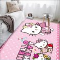 thumbnail image 4 of Sanrio Hello Kitty Cartoon Area Rug for Kids and Adults - Versatile Home Carpet, 4 of 7