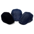 thumbnail image 4 of SikaFu New Cross -Border Hat Men's Beret. Water Washing Denim Hat Winter Plus Velvet Thick Peaked Cap, 4 of 6