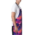 thumbnail image 2 of Goofa Retro Palms Printed Waterproof Apron 33" Chef Aprons for Men Heavy Duty Chemical Work Apron Adjustable Bib Apron, 2 of 9