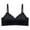 Black Bras for Women, variant on Wireless Seamless Bras for Women No Underwire Wavy V Neck Bralette Soft Support Full Coverage Comfortable Push-Up Bra Black XL
