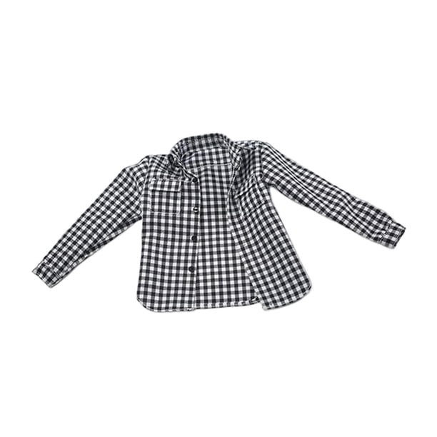 Figuras de acción masculinas 1:6, camisa, trajes de muñeca, accesorio de decoración para figuras de acción masculinas de 12 pulgadas, cuerpo de muñeca negro