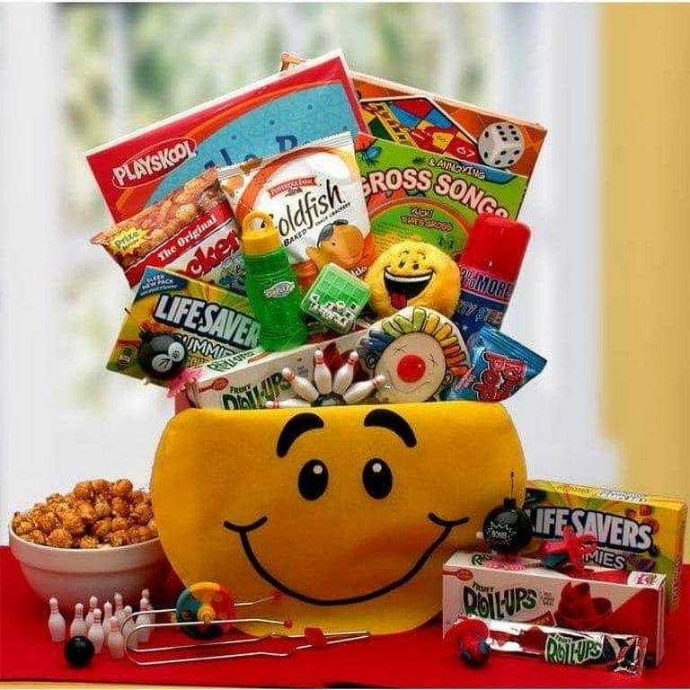 Gift Basket Drop Shipping, Smiley Face Gift Box, Fun Games and