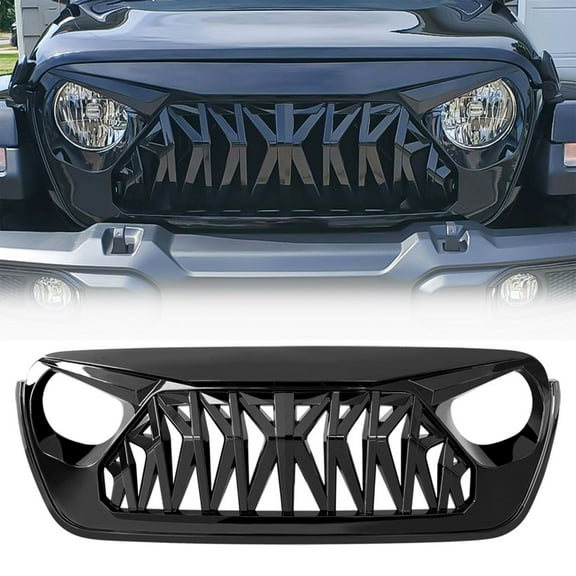 AMERICAN MODIFIED Shark Grille for 2018  Wrangler JL & 2020  Gladiator JT