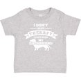 thumbnail image 3 of Inktastic No Therapy Dachshund Boys or Girls Toddler T-Shirt, 3 of 5