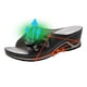 thumbnail image 4 of Amzcrzy Zapatos de mujer,Zapatos de mujer,Zapatillas de mujer, Sandalias ortopédicas con soporte de arco y plantilla suave de cuero para mujer, colección Fish Mouth Sandalias Mujer Zapatillas De Casa, 4 of 6