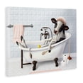 thumbnail image 3 of Stupell Industries Cow & Rubber Duck in Bath Canvas Wall Art design by Mehu Art, 16 x 20, 3 of 7