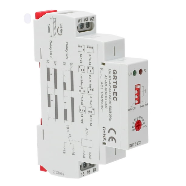 Interruptor de Relé Temporizador Nikou Doble Función con Indicador LED