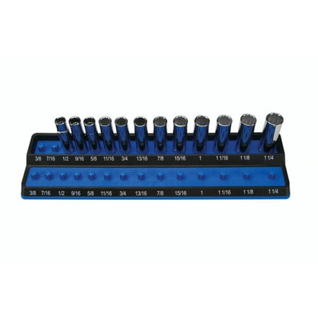 

Mechanics Time Saver PSH50S-BLU 1/2 Peg Socket Holder Sae Blue