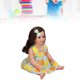 thumbnail image 4 of Reborn Baby Doll, Complete Accessories Simulation 21.7inches Gift Open Eyes Realistic Newborn Baby Dolls With Clothes For Playing For Kids ANGGREK AC6779, 4 of 8