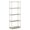 Oak, variant on Pemberly Row Engineered Wood 5-Tier Shelf Display Rack in Espresso/Black