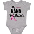 thumbnail image 3 of Inktastic Breast Cancer Awareness My Nana is a Fighter Boys or Girls Baby Bodysuit, 3 of 5
