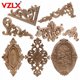 thumbnail image 2 of VZLX-figuras de madera talladas con flores naturales únicas, artesanías, apliques de esquina, marco, puerta de pared, muebles, tallado en madera decorativo, 2 of 4