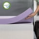 thumbnail image 4 of Lucid - Colchoneta de Memory Foam con Infusión de Lavanda - Sobrecolchón Ventilado de 7.5 cm - Topper para Colchón Refrescante - Sensación Suave y Acolchada - Alivia Puntos de Presión - Individual Lucid NA, 4 of 7
