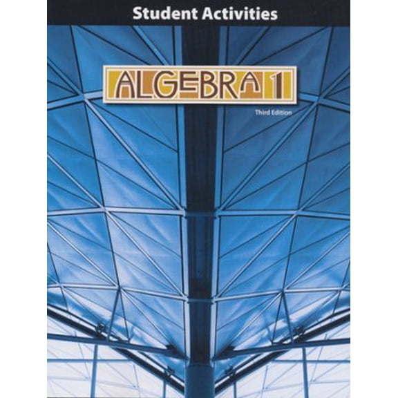 Pre-Owned Algebra 1 Stu ACT Manual Grd9 (Hardcover) 1606820494 9781606820490