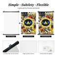 thumbnail image 4 of Bill Cipher Poster Plastic Shaft Wall Hanging Banner Artwork Canvas Wall Art Painting Decor For Home Living Room Bedroom Office 16"X24", 4 of 7