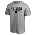 thumbnail image 2 of Men's Heather Gray Michigan Wolverines Team Unity Football T-Shirt, 2 of 3