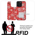 thumbnail image 4 of Funda tipo cartera HAOINSH para iPhone 14 Pro Max de 6,7 pulgadas, piel sintética, 4 of 6