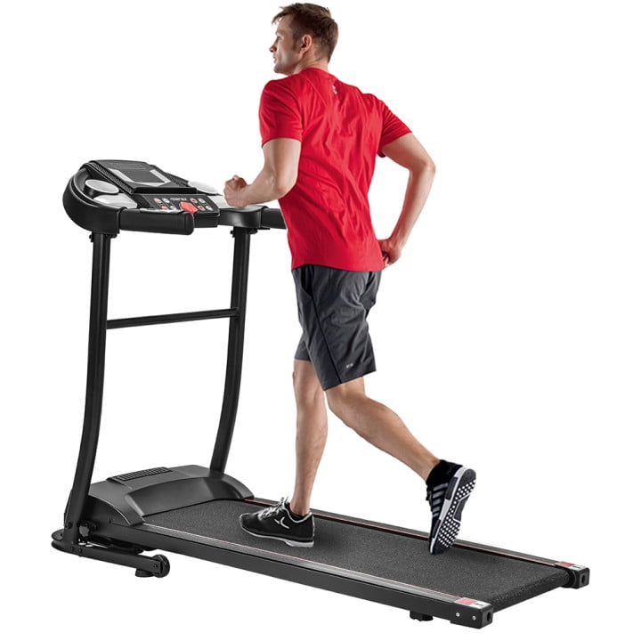 Electric Folding Treadmill, Peloton Treadmill for Home, Running Exercise Machine with LCD