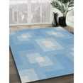 thumbnail image 2 of Ahgly Company Indoor Square Patterned Light Blue Novelty Area Rugs, 6' Square, 2 of 6