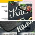 thumbnail image 4 of Farmhouse Kitchen Rugs and Mats Non Skid Washable, Non-Slip Backing Kitchen Rug Set of 2 for Floor, Farmhouse Style Kitchen Decor Runner Rug Sets for Kitchen (17"x47.2"+17"x30", Seasonings), 4 of 7