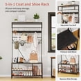 thumbnail image 4 of Versatile Freestanding Clothes Rack - Home Wardrobe Organizer for Efficient Storage - Durable Standalone Garment Rack for Bedroom, Entryway, or Closet, 4 of 7