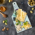 thumbnail image 5 of Saying Cutting Board, Today is a Day Happiness Happy Moments Word Work Success Print, Decorative Tempered Glass Cutting and Serving Board, Wine Bottle Shape, Multicolor, by Ambesonne, 5 of 5