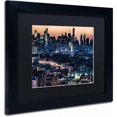 thumbnail image 2 of Trademark Fine Art "Midtown and The Queensborough Bridge" Canvas Art by David Ayash, Black Matte, Black Frame, 2 of 4