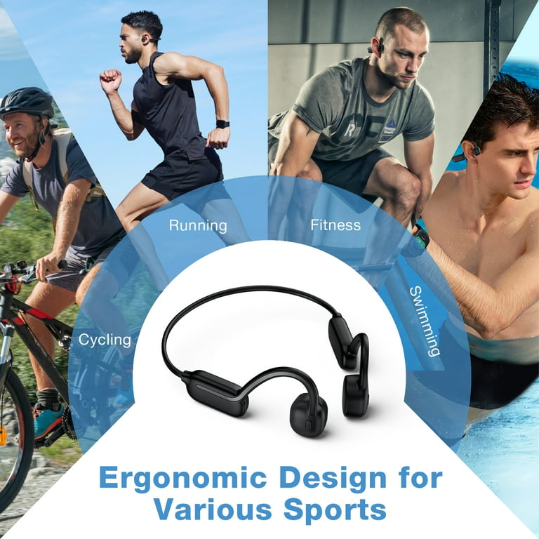 AUOSHI IP68 Waterproof Open Ear Bone Conduction Headphones AUOSHI IP68 Waterproof Open Ear Bone Conduction Headphones