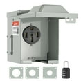 thumbnail image 3 of KFFKFF 50A RV Power Outlet Box 125/250V Electrical Outdoor Receptacle NEMA 14-50R, 3 of 9