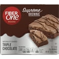 thumbnail image 5 of Fiber One Supreme Brownies, Triple Chocolate, Snack Bars, 1.13 oz, 5 ct, 5 of 8