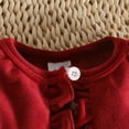 thumbnail image 7 of iiniim Infant Baby Girls Santa Claus 3pcs Christmas Outfit Set Newborn Dresses Red 18-24M, 7 of 7