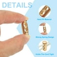 thumbnail image 3 of 32PCS Metal Cord Locks for Drawstrings, Spring Cord Lock Toggles Stopper Clamp 2 Holes Adjustable Slider End Fastener for Paracord Outdoor Bag Shoes Backpack, 4 Color, 3 of 6